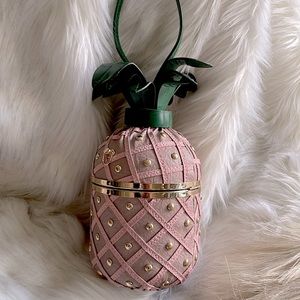 Retro Pineapple Clutch style satchel.